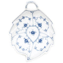 ロイヤルコペンハーゲン ROYAL COPENHAGEN ブルーフルーテッド プレイン リーフディッシュ ブルー×ホワイト 陶磁器 食器 ヴィンテージ 北欧 青 白