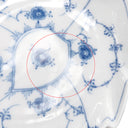 ロイヤルコペンハーゲン ROYAL COPENHAGEN ブルーフルーテッド プレイン リーフディッシュ ブルー×ホワイト 陶磁器 食器 ヴィンテージ 北欧 青 白