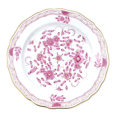 マイセン MEISSEN インドの華 プレート 6枚セット ホワイト×ピンク×ゴールド 陶磁器 食器 白