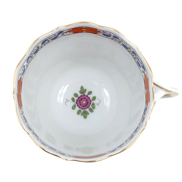 マイセン MEISSEN インドの華 カップ＆ソーサー 6客セット ホワイト×マルチカラー×ゴールド 陶磁器 食器 白 コーヒー ティー