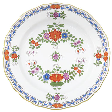 マイセン MEISSEN インドの華 プレート 6枚セット ホワイト×マルチカラー×ゴールド 陶磁器 食器 白