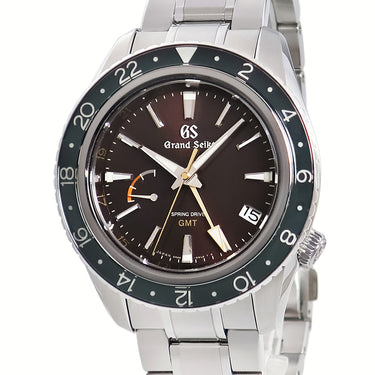 腕時計 グランドセイコー Grand Seiko スプリングドライブ GMT SBGE245 9R66-0AS0 自動巻き メンズ マホガニーレッド 2タイムゾーン 限定