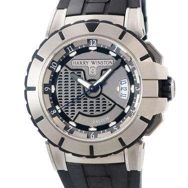 腕時計 ハリーウィンストン Harry Winston オーシャン スポーツ オートマティック OCSAHD44ZZ001 自動巻き メンズ 合金 グレー