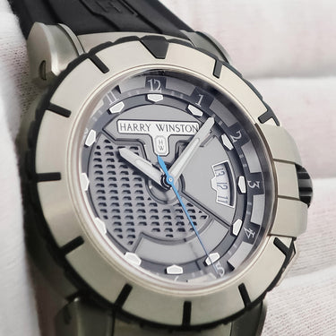 腕時計 ハリーウィンストン Harry Winston オーシャン スポーツ オートマティック OCSAHD44ZZ001 自動巻き メンズ 合金 グレー