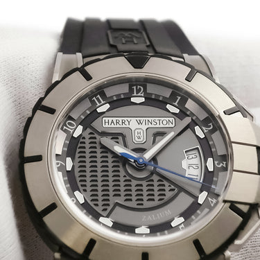 腕時計 ハリーウィンストン Harry Winston オーシャン スポーツ オートマティック OCSAHD44ZZ001 自動巻き メンズ 合金 グレー