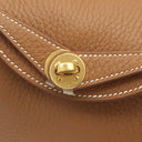 エルメス HERMES リンディ 2 ミニ 20 ゴールド トリヨンクレマンス ショルダーバッグ ゴールド金具 新品 未使用 茶 新刻印