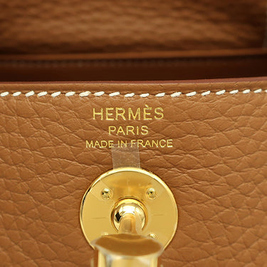 エルメス HERMES リンディ 2 ミニ 20 ゴールド トリヨンクレマンス ショルダーバッグ ゴールド金具 新品 未使用 茶 新刻印