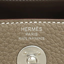 エルメス HERMES リンディ 2 ミニ 20 エトゥープ トリヨンクレマンス ショルダーバッグ シルバー金具 新品 未使用 グレージュ 新刻印
