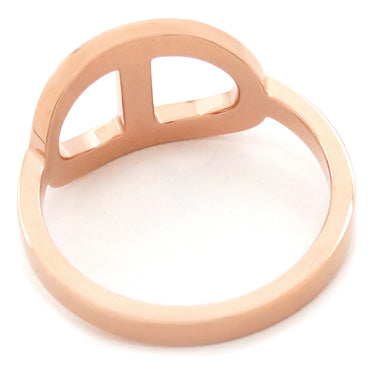 エルメス HERMES シェーヌダンクル コントゥール MM H122605B 00052 ローズゴールド K18PG ダイヤモンド #52(JP12) リング 指輪 ピンクゴールド 750AU 11.5号