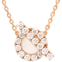 エルメス HERMES フィネス ダイヤ H219315B ピンクゴールド  K18PG ダイヤモンド ネックレス