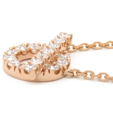 エルメス HERMES フィネス ダイヤ H219315B ピンクゴールド  K18PG ダイヤモンド ネックレス