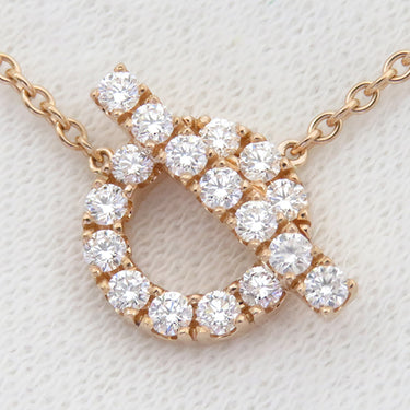 エルメス HERMES フィネス ダイヤ H219315B ピンクゴールド  K18PG ダイヤモンド ネックレス