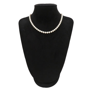 TASAKI TASAKI パールホワイト パール シルバー ネックレス 真珠 パール 一連 SV シルバー