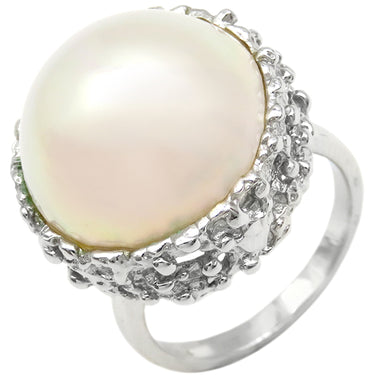 TASAKI TASAKI マベパールリング ホワイトゴールド K14WG パール リング 指輪 ホワイトゴールド Au585 真珠 12号