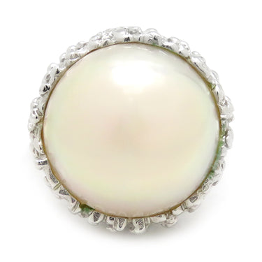 TASAKI TASAKI マベパールリング ホワイトゴールド K14WG パール リング 指輪 ホワイトゴールド Au585 真珠 12号