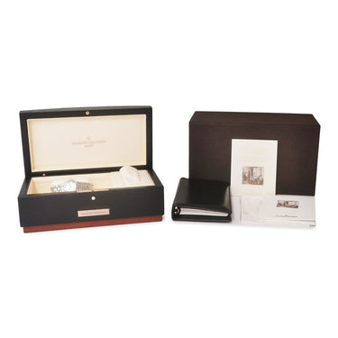 腕時計 ヴァシュロン・コンスタンタン VACHERON CONSTANTIN オーヴァーシーズ 16050/423A-8880 クオーツ レディース OH済 純正ダイヤ シェル