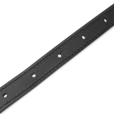 グッチ GUCCI ダブルGプレート 739721 ブラック レザー 2WAYバッグ シルバー金具 黒 ショルダー 斜め掛け クラッチ