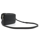 グッチ GUCCI ダブルGプレート 739721 ブラック レザー 2WAYバッグ シルバー金具 黒 ショルダー 斜め掛け クラッチ