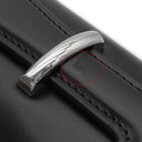 グッチ GUCCI ダブルGプレート 739721 ブラック レザー 2WAYバッグ シルバー金具 黒 ショルダー 斜め掛け クラッチ