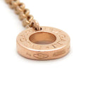 ブルガリ BVLGARI ビーゼロワン ダイヤ ピンクゴールドXブラック K18PG セラミック ダイヤモンド ネックレス B-zero1 ペンダント 18K 750PG 黒