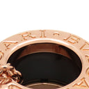 ブルガリ BVLGARI ビーゼロワン ダイヤ ピンクゴールドXブラック K18PG セラミック ダイヤモンド ネックレス B-zero1 ペンダント 18K 750PG 黒