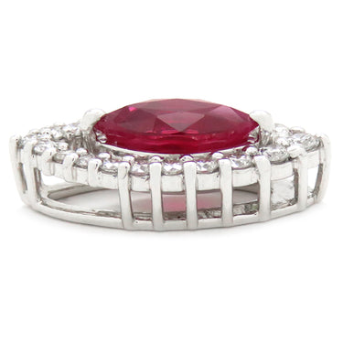 TASAKI TASAKI プラチナ×ルビー Pt900 ダイヤモンド ルビー ペンダントトップ 田崎 ルビー ダイヤ PT900