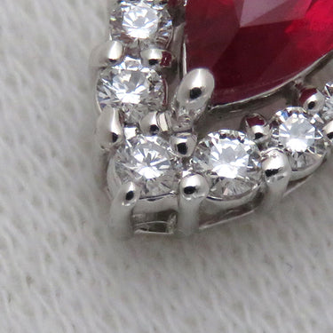 TASAKI TASAKI プラチナ×ルビー Pt900 ダイヤモンド ルビー ペンダントトップ 田崎 ルビー ダイヤ PT900