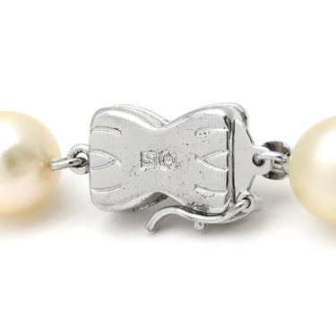 TASAKI TASAKI パールホワイト×シルバー パール シルバー ネックレス 真珠 パール 一連 SV シルバー