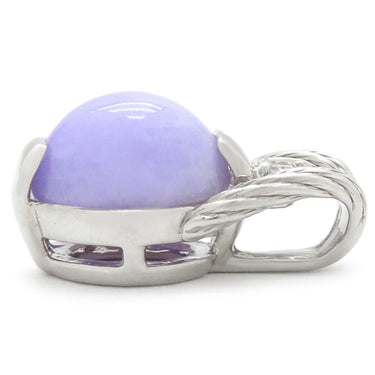 ノンブランド NON BRAND ラベンダーヒスイ プラチナシルバー Pt900 ラベンダー翡翠 ダイヤモンド ペンダントトップ 翡翠 紫