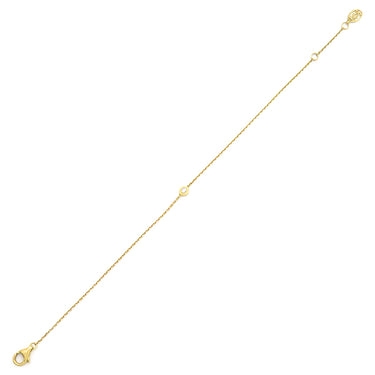 カルティエ Cartier ダムール XS B6045617 イエローゴールド K18YG ダイヤモンド ブレスレット 1Pダイヤ 一粒 750 18K 18金