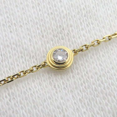 カルティエ Cartier ダムール XS B6045617 イエローゴールド K18YG ダイヤモンド ブレスレット 1Pダイヤ 一粒 750 18K 18金