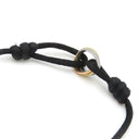 カルティエ Cartier トリニティ コード ブラックXスリーカラー K18YG K18PG K18WG ナイロン ブレスレット スリーカラー 750 18金