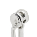 ノンブランド NON BRAND ルビー ダイヤ イヤリング ホワイトゴールド×プラチナシルバー K14WG Pt900 ルビー ダイヤモンド イヤリング Pt900 コンビ 750 レッド 赤