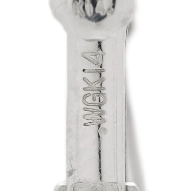 ノンブランド NON BRAND ルビー ダイヤ イヤリング ホワイトゴールド×プラチナシルバー K14WG Pt900 ルビー ダイヤモンド イヤリング Pt900 コンビ 750 レッド 赤