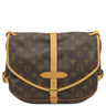 ルイヴィトン LOUIS VUITTON ソミュール 30 M42256 モノグラム モノグラムキャンバス ショルダーバッグ ゴールド金具 茶 斜め掛け