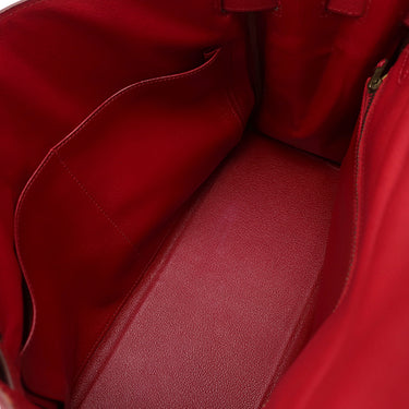 エルメス HERMES ケリー32 内縫い ルージュヴィフ クシュベル 2WAYバッグ ゴールド金具 赤 ハンドバッグ ショルダー