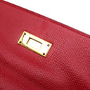 エルメス HERMES ケリー32 内縫い ルージュヴィフ クシュベル 2WAYバッグ ゴールド金具 赤 ハンドバッグ ショルダー