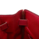 エルメス HERMES ケリー32 内縫い ルージュヴィフ クシュベル 2WAYバッグ ゴールド金具 赤 ハンドバッグ ショルダー