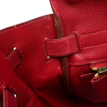 エルメス HERMES ケリー32 内縫い ルージュヴィフ クシュベル 2WAYバッグ ゴールド金具 赤 ハンドバッグ ショルダー