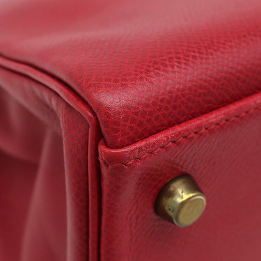 エルメス HERMES ケリー32 内縫い ルージュヴィフ クシュベル 2WAYバッグ ゴールド金具 赤 ハンドバッグ ショルダー