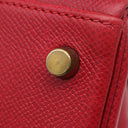 エルメス HERMES ケリー32 内縫い ルージュヴィフ クシュベル 2WAYバッグ ゴールド金具 赤 ハンドバッグ ショルダー