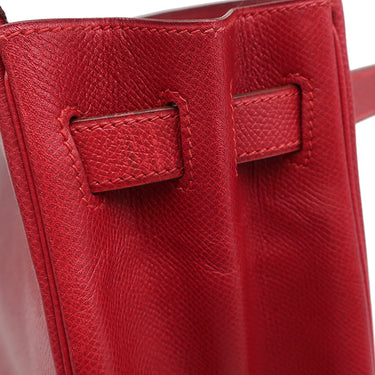 エルメス HERMES ケリー32 内縫い ルージュヴィフ クシュベル 2WAYバッグ ゴールド金具 赤 ハンドバッグ ショルダー