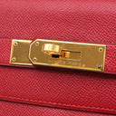 エルメス HERMES ケリー32 内縫い ルージュヴィフ クシュベル 2WAYバッグ ゴールド金具 赤 ハンドバッグ ショルダー