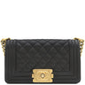 シャネル CHANEL ボーイシャネル ミニ チェーンショルダー A67085 ブラック キャビアスキン ショルダーバッグ ゴールド金具 黒