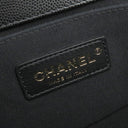 シャネル CHANEL ボーイシャネル ミニ チェーンショルダー A67085 ブラック キャビアスキン ショルダーバッグ ゴールド金具 黒