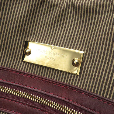 ルイヴィトン LOUIS VUITTON アントラシット ポルト ドギュマン M95531 モノグラム×レッド モノグラムキャンバス ビジネスバッグ ゴールド金具 茶 ブリーフケース ネームタグ・鍵1本欠品