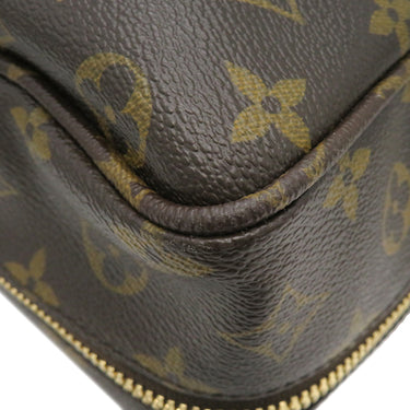 ルイヴィトン LOUIS VUITTON アントラシット ポルト ドギュマン M95531 モノグラム×レッド モノグラムキャンバス ビジネスバッグ ゴールド金具 茶 ブリーフケース ネームタグ・鍵1本欠品