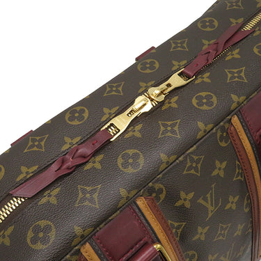 ルイヴィトン LOUIS VUITTON アントラシット ポルト ドギュマン M95531 モノグラム×レッド モノグラムキャンバス ビジネスバッグ ゴールド金具 茶 ブリーフケース ネームタグ・鍵1本欠品