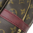 ルイヴィトン LOUIS VUITTON アントラシット ポルト ドギュマン M95531 モノグラム×レッド モノグラムキャンバス ビジネスバッグ ゴールド金具 茶 ブリーフケース ネームタグ・鍵1本欠品