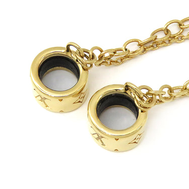 ルイヴィトン LOUIS VUITTON イヤフォンアクセサリー ナノグラム M69647 ゴールド GP ファッション雑貨 ゴールド金具 AirPods モノグラムモチーフ